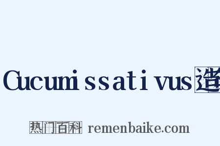 Cucumissativus造句是什么意思的图片